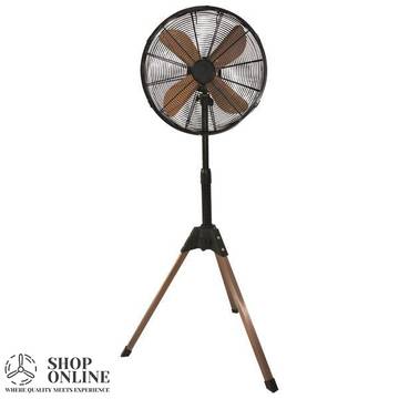 Вентилатор триножник, ЧЕРЕН С ДЪРВО, Φ40, 50W, 300-22000