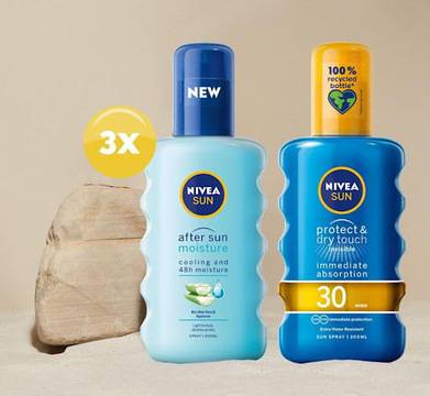 Спечелете летни комплекта с козметика Nivea Sun