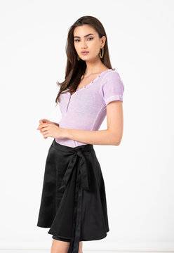 Guess Jeans – Дамскa рипсена Блуза с цепка