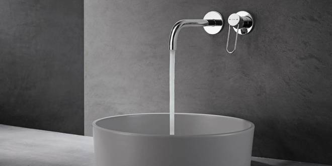 Стенни смесители за мивка за баня