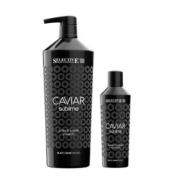 Selective Professional Caviar Sublime Ultimate Luxury Shampoo Дълбоко подхранващ шампоан с екстракт от черен хайвер 1000мл