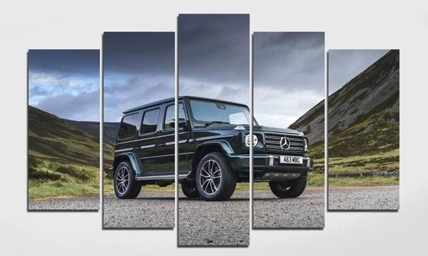 Декоративно пано – картина за стена от 5 части – Mercedes-Benz G 400 AMG – HD-5031