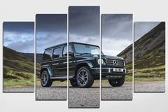 Декоративно пано – картина за стена от 5 части – Mercedes-Benz G 400 AMG – HD-5031