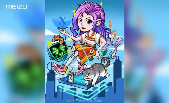 Meizu 18X аватар: Първото NFT цифрово изображение в индустрията за мобилни телефони