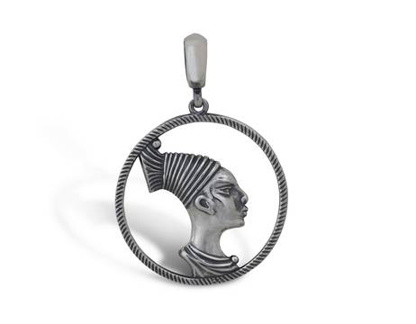Сребърна висулка “НЕФЕРТИТИ”