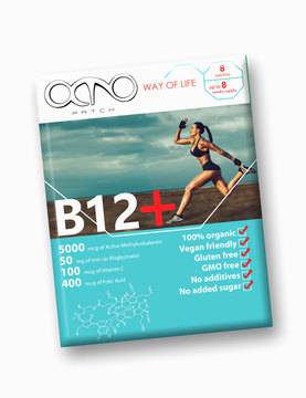 Трансдермални пластири Витамин B12+ (метилкобаламин) 5000 мкг – при дефицит