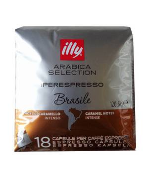 Кафе капсули Illy Brasile съвместими с Iperespresso 18 бр.