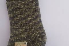 Малена – магазин за зелени женски вълнени чорапи над глезени луксозни пухкави чорапи от вълна алпака