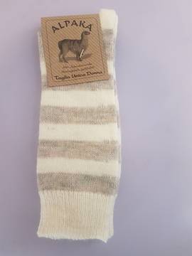 Малена – магазин за женски бежови вълнени чорапи над глезени дамски дълги чорапи от вълна