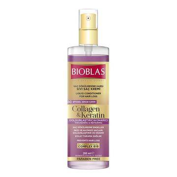 Bioblas Collagen and Keratin Liquid Conditioner Течен балсам за косас колаген и кератин против косопад 200мл