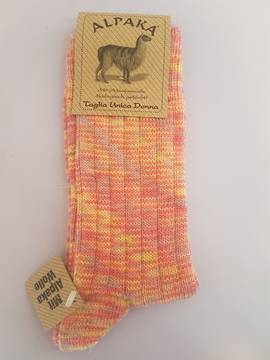 Малена – магазин за розови женски вълнени чорапи над глезен италиански плътни чорапи от вълна алпака