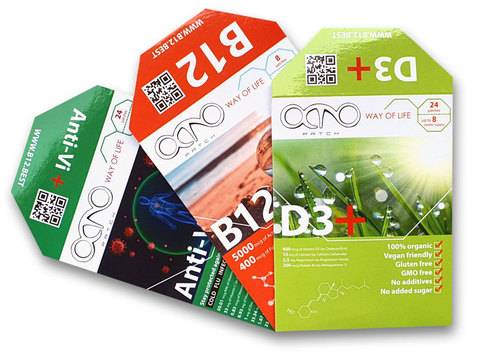 Трансдермални лепенки и пластири с витамини B12