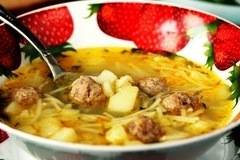 Супа топечта от вермичели