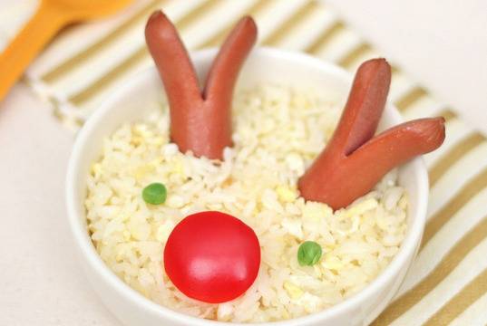 Лесна идея за коледен обяд – Оризови елени