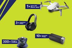 Спечелете дрон, безжични слушалки, говорители и бандани от Philips
