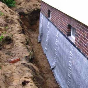 Хидроизолиране на сгради чрез дренажни системи