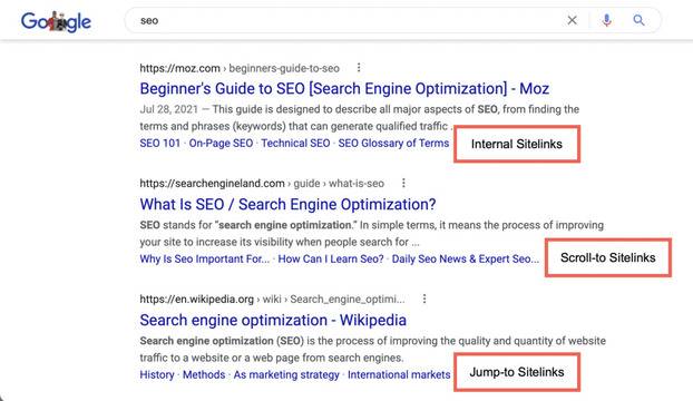 Новото Scroll-To Sitelinks в Google и въздействието му върху SEO