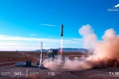 УСПЕХ: Пилотираният космически кораб Ню Шепърд за пръв път изведе в космоса пълен екипаж от шестима души!