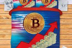Единичен комплект спално бельо – Криптовалута Bitcoin. Модел – 002-595-1