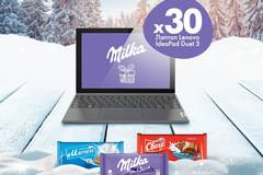 Спечелете 30 лаптопа Lenovo IdeaPad Duet 3 от Milka и Kaufland