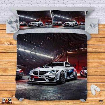 Единичен комплект спално бельо – Спортен модел BMW M4. Модел – 002-024-1