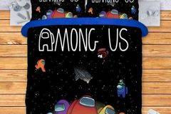 Единичен комплект спално бельо – За фенове на Among Us 2. Модел – 002-481-1