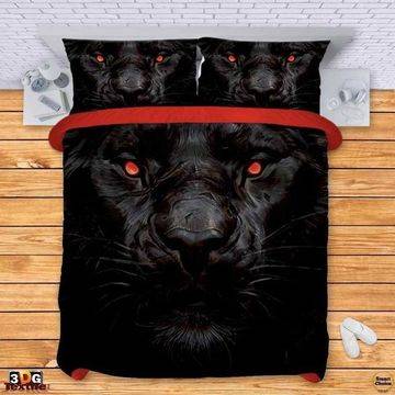 Единичен комплект спално бельо – Черна пантера. Модел – 002-488-1