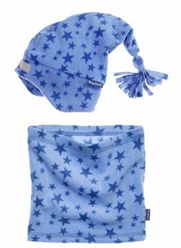 Детски шал и шапка Blue Stars 4