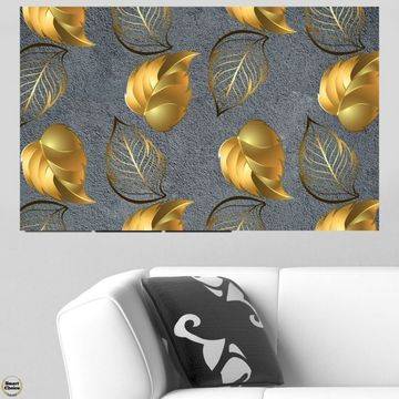 Картина пано за стена от 1 част – Златни листа. HD-5048-1