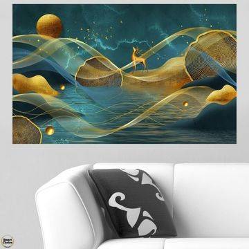 Картина пано за стена от 1 част – Самотен елен. HD-5056-1 – Smart Choice