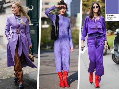 Цветът на 2022 – Very Peri lilac: на кой подхожда и как да го носите