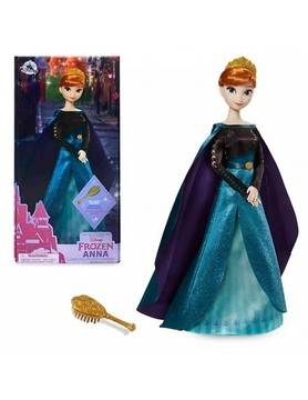 Оригинална Дисни кукла Анна от Замръзналото кралство 2 с четка за коса
