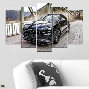 Декоративно пано – картина за стена от 5 части – Audi SQ8 – 2021. HD-5070 – Smart Choice