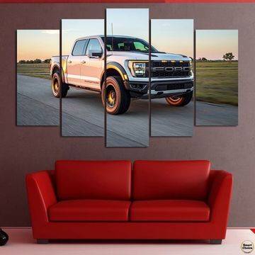 Декоративно пано – картина за стена от 5 части – Hennessey Ford VelociRaptor 600. HD-5071 – Smart Choice