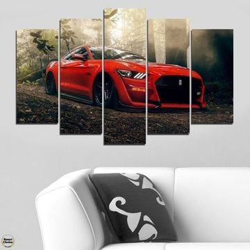 Декоративно пано – картина за стена от 5 части – Ford Mustang – Кралят на гората. HD-5075 – Smart Choice