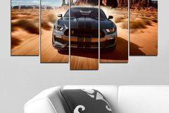 Декоративно пано – картина за стена от 5 части – Ford Mustang Shelby GT500. HD-5076 – Smart Choice