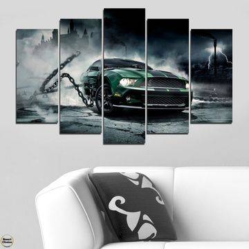 Декоративно пано – картина за стена от 5 части – Неудържимият Ford Mustang Shelby GT500. HD-5078 – Smart Choice