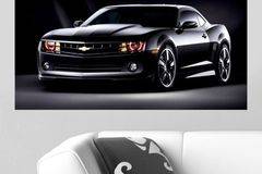 Картина пано за стена от 1 част – Chevrolet Camaro Black. HD-5079-1 – Smart Choice
