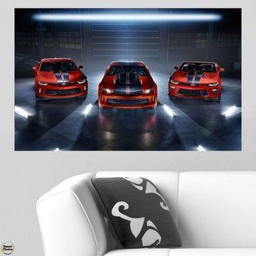Картина пано за стена от 1 част – Chevrolet Camaro 3 модела. HD-5082-1 – Smart Choice