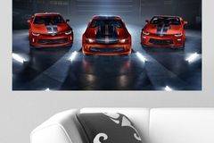 Картина пано за стена от 1 част – Chevrolet Camaro 3 модела. HD-5082-1 – Smart Choice