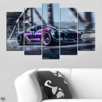 Декоративно пано – картина за стена от 5 части – Chevrolet Corvette C7. HD-5083 – Smart Choice