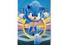 Хавлиена плажна кърпа 5 размера За феновете на Sonic. Модел – K-3149 – Smart Choice