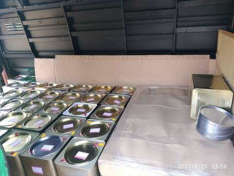 Товарене, разтоварване на мед и превоз с бус за Bulgarian Honey Co.