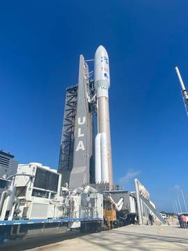 Ракетата Атлас 5 бе изведена на стартовата площадка за полета на спътника GOES-T на НОАА