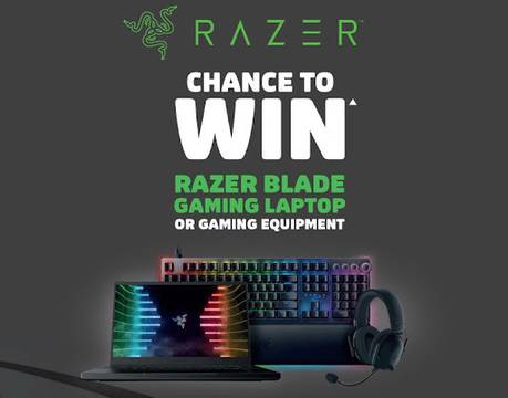 Спечелете лаптопи Blade, слушалки Razer и клавиатури Huntsman от Pringles