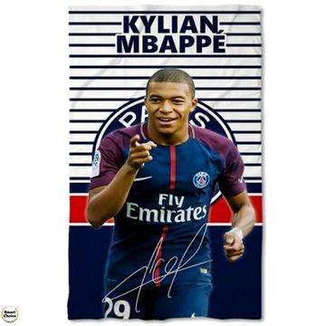 Хавлиена плажна кърпа 5 размера – ПСЖ – Килиан Мбапе – 2. Модел – K-1637 – Smart Choice