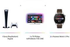 Спечелете Sony PlayStation 5, телевизор Philips и часовници Huawei