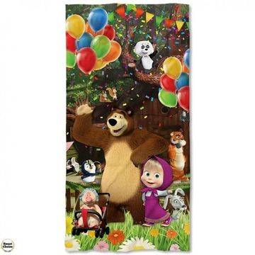 Хавлиена плажна кърпа 5 размера – Маша и Мечока – 2022. Модел – K-4307 – Smart Choice