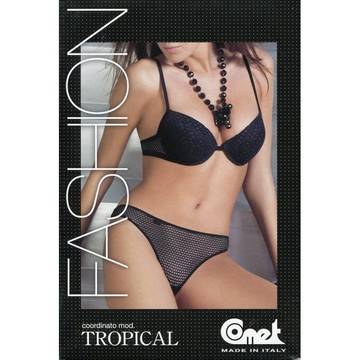 Малена – магазин за италианско бельо Comet черни прашки светли прашки Tropical прашка с ниска талия