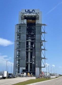 Космическият кораб Старлайнър беше прикачен към неговата ракета-носител Атлас 5